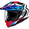 HJC - CASCO MOTO ADVENTURE RPHA 60 DAKAR MC21 - BIANCO/ROSSO/BLU