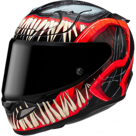 HJC - CASCO MOTO INTEGRALE RPHA 12 VENOM 3 MARVEL MC1SF - NERO/ROSSO/BIANCO