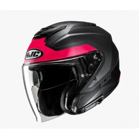 HJC - CASCO MOTO JET i31 TEVIS MC8SF - NERO/ROSA