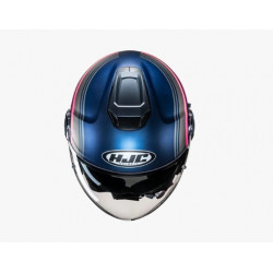 HJC - CASCO MOTO JET i40N LINIA MC28SF - GRIGIO/BLU/ROSA