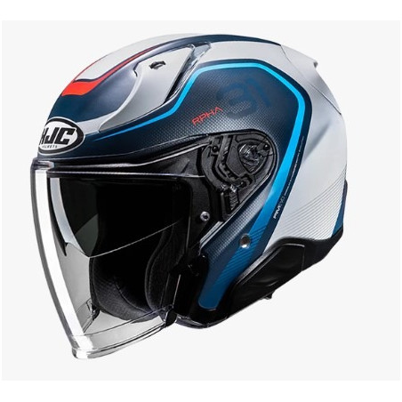 HJC - CASCO MOTO JET RPHA31 KOUV MC21F - BIANCO/BLU/ROSSO