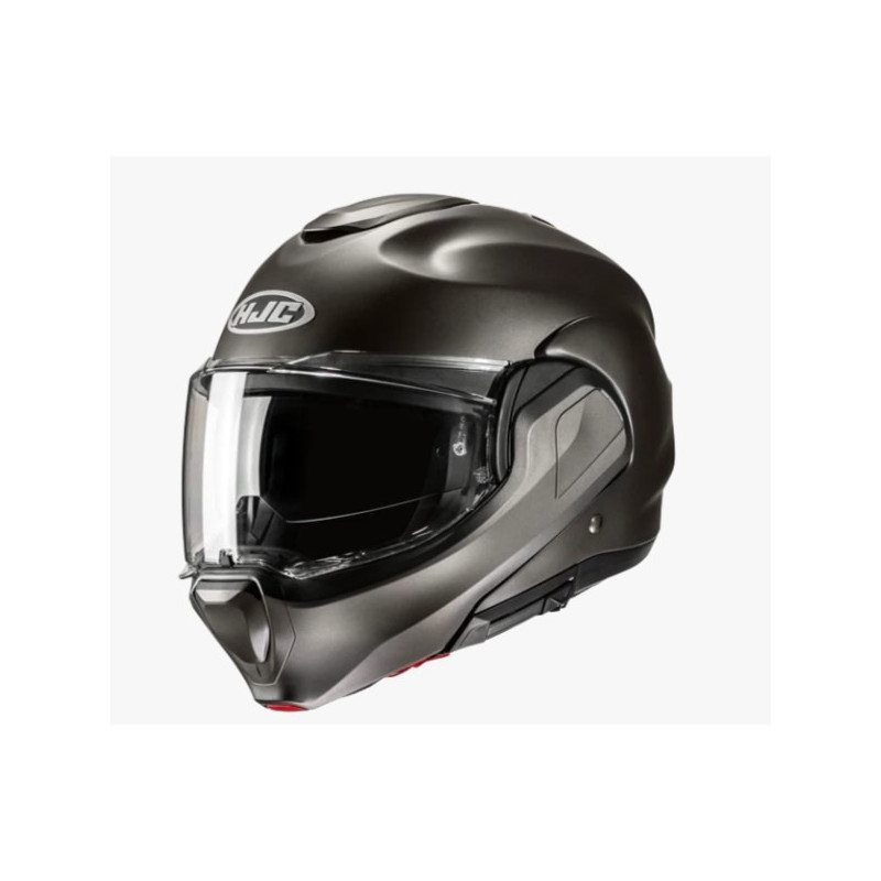 HJC - CASCO MOTO MODULARE REVERSIBILE F100 - GRIGIO TITANIO OPACO
