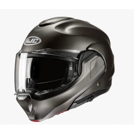 HJC - CASCO MOTO MODULARE REVERSIBILE F100 - GRIGIO TITANIO OPACO