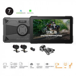 INTERPHONE - SYNC70 SMART DISPLAY DA 7 E SCHERMO GPS TPMS E DOPPIA CAMERA