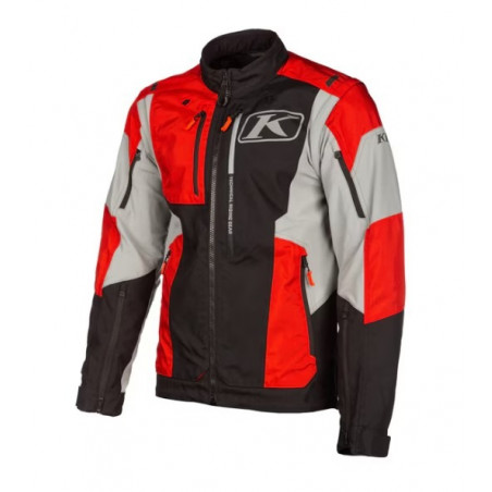 KLIM - GIACCA MOTO ENDURO DAKAR - GRIGIO/NERO/ROSSO