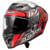 LS2 - CASCO MOTO INTEGRALE FF807 DRAGON ENTHUM - ROSSO