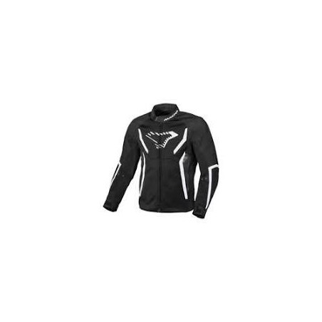 MACNA - GIACCA MOTO ESTIVA GRISCO - NERO/BIANCO
