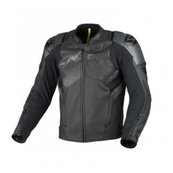 MACNA - GIACCA MOTO IN PELLE IGNITE - NERO