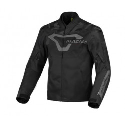 MACNA - GIACCA MOTO IN TESSUTO ADMYRE - NERO