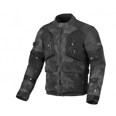 MACNA - GIACCA MOTO TOURING HIGERA - NERO/GRIGIO