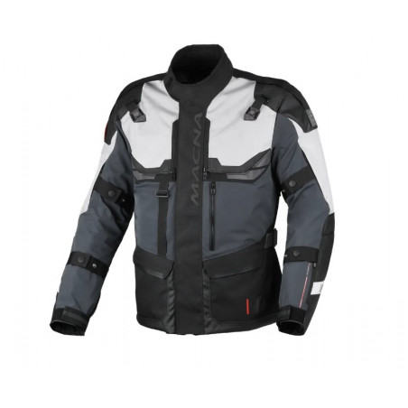 MACNA - GIACCA MOTO TOURING TOUROS - NERO/GRIGIO