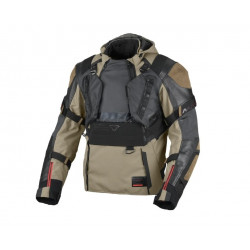 MACNA - GIACCA MOTO TOURING TRYTON - NERO/VERDE/MARRONE