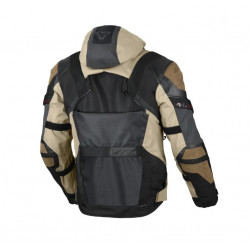 MACNA - GIACCA MOTO TOURING TRYTON - NERO/VERDE/MARRONE