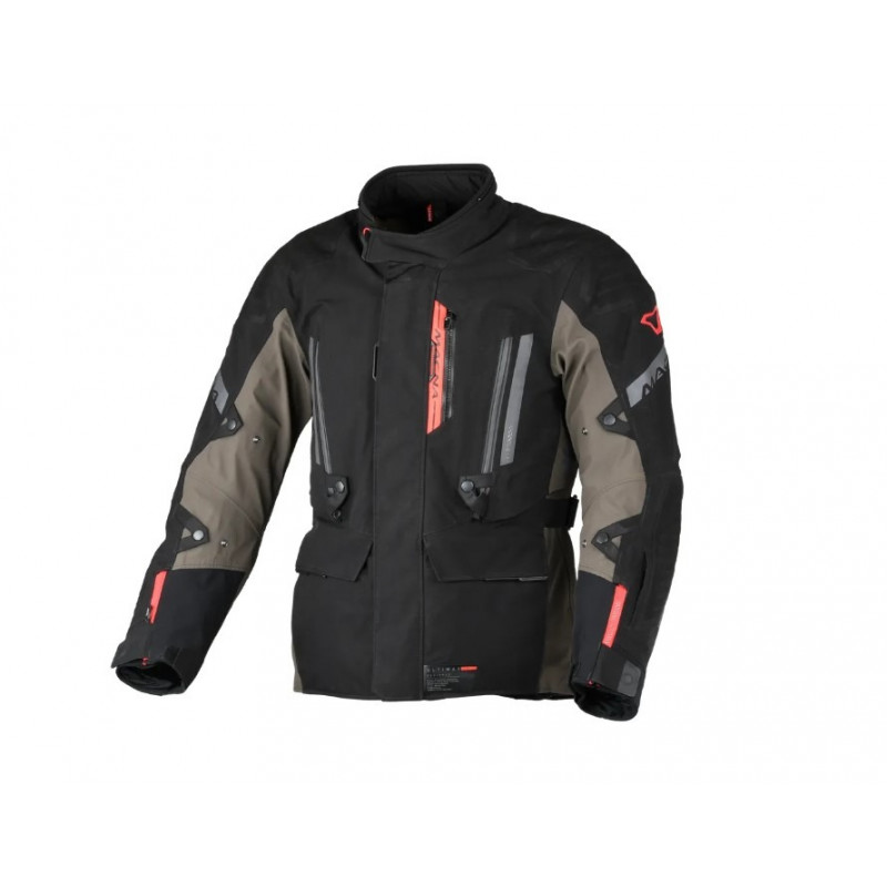 MACNA - GIACCA MOTO TOURING ULTIMAX 2.0 - NERO/GRIGIO/ROSSO
