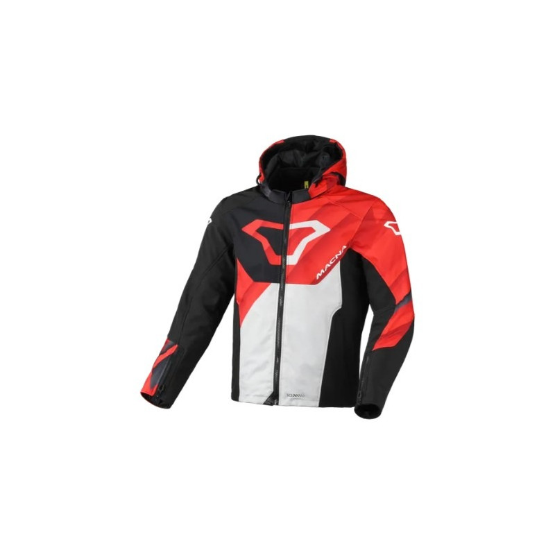 MACNA - GIACCA MOTO URBAN ATRACOR - NERO/BIANCO/ROSSO