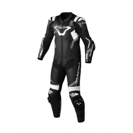 MACNA - TUTA IN PELLE INTERNA ARMADYL - NERO/BIANCO