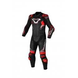 MACNA - TUTA MOTO DIVISIBILE ARMADYL 2PC- NERO/ROSSO