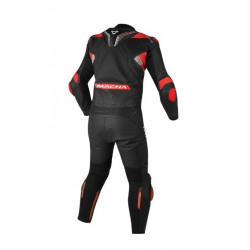MACNA - TUTA MOTO DIVISIBILE ARMADYL 2PC- NERO/ROSSO