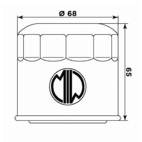 MIW - FILTRO OLIO HF138