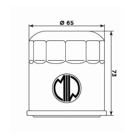 MIW - FILTRO OLIO HF303