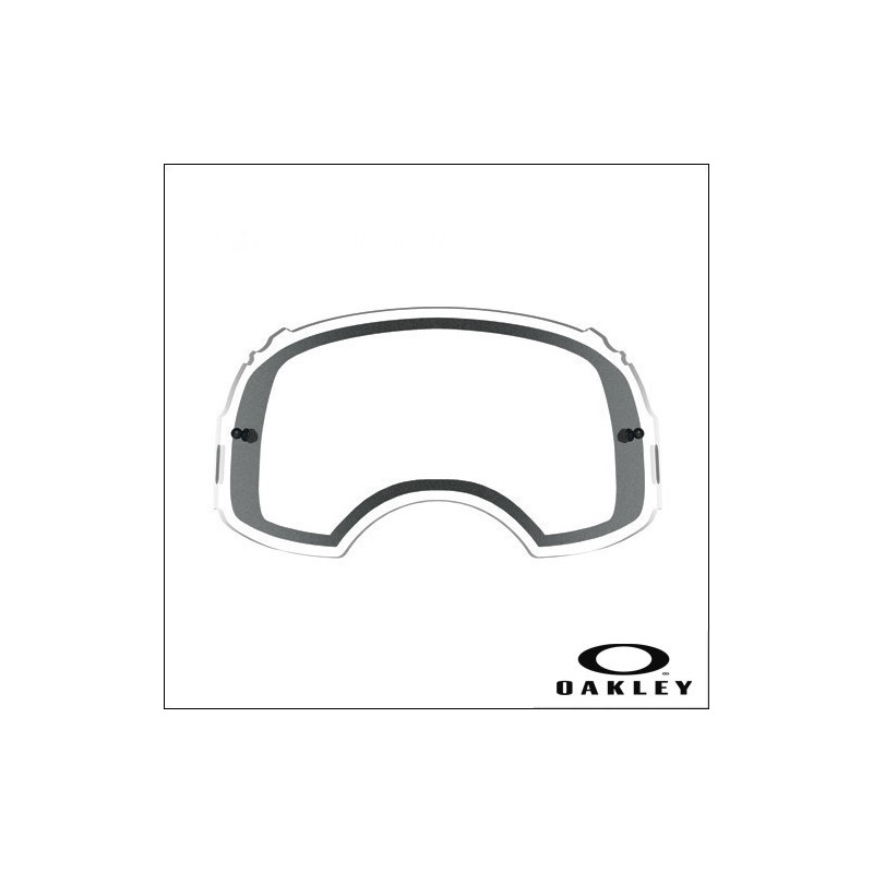 OAKLEY -LENTE TRASPARENTE AIRBRAKE MX DUAL CLEAR