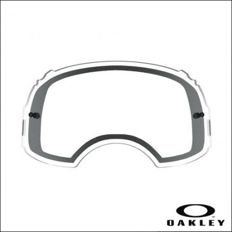 OAKLEY -LENTE TRASPARENTE AIRBRAKE MX DUAL CLEAR