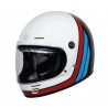 ORIGINE - CASCO MOTO CAFE RACER OMEGA SUMMIT - BIANCO/ROSSO/BLU/NERO