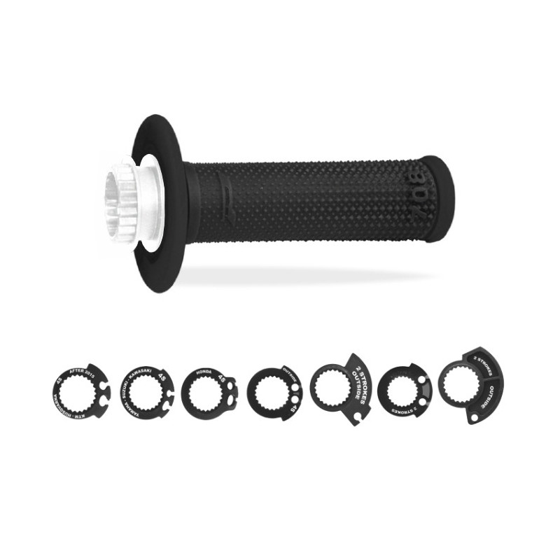 PROGRIP - MANOPOLE MOTOCROSS LOCK-ON 708 - NERO