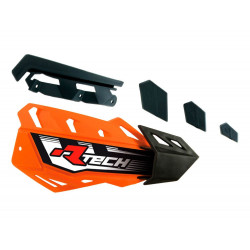 RACETECH - COPPIA PLASTICHE RICAMBIO PER PARAMANI FLX - ARANCIONE