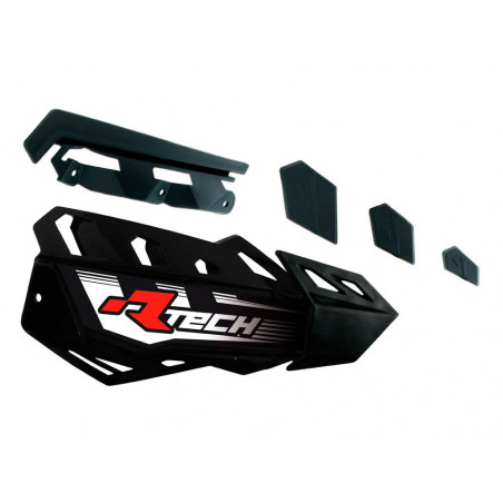 RACETECH - COPPIA RICAMBIO PARAMANI FLX - NERO
