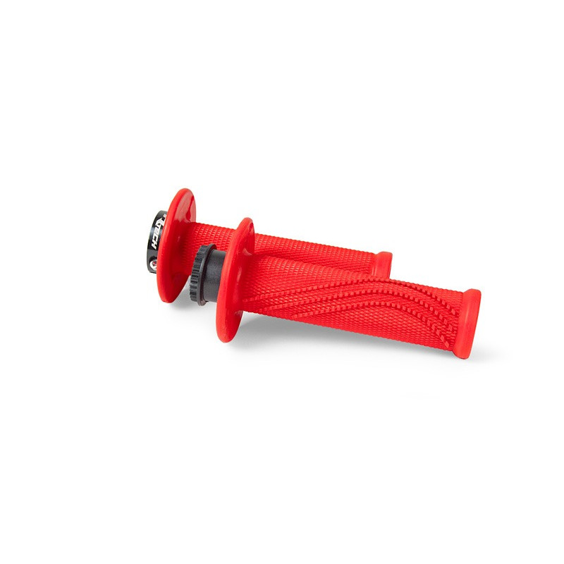 RACETECH - MANOPOLE R20 LOCK-OK MODELLO WAVE - ROSSO