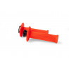 RACETECH - MANOPOLE R20 LOCK-ON UNIVERSALI MODELLO WAVE - ARANCIONI