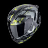 SCORPION EXO - CASCO MOTO INTEGRALE EXO-391 CLUTTER - NERO/GIALLO FLUO