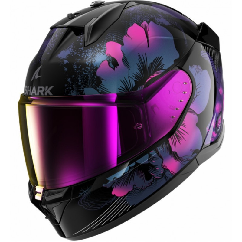 SHARK - CASCO MOTO INTEGRALE D-SKWAL 3 MAYFER NERO/VIOLA