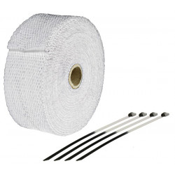 SIFAM - Banda Termica 10M Bianca + 4 Fascette Larghezza: 50mm - Spess: 1,5mm