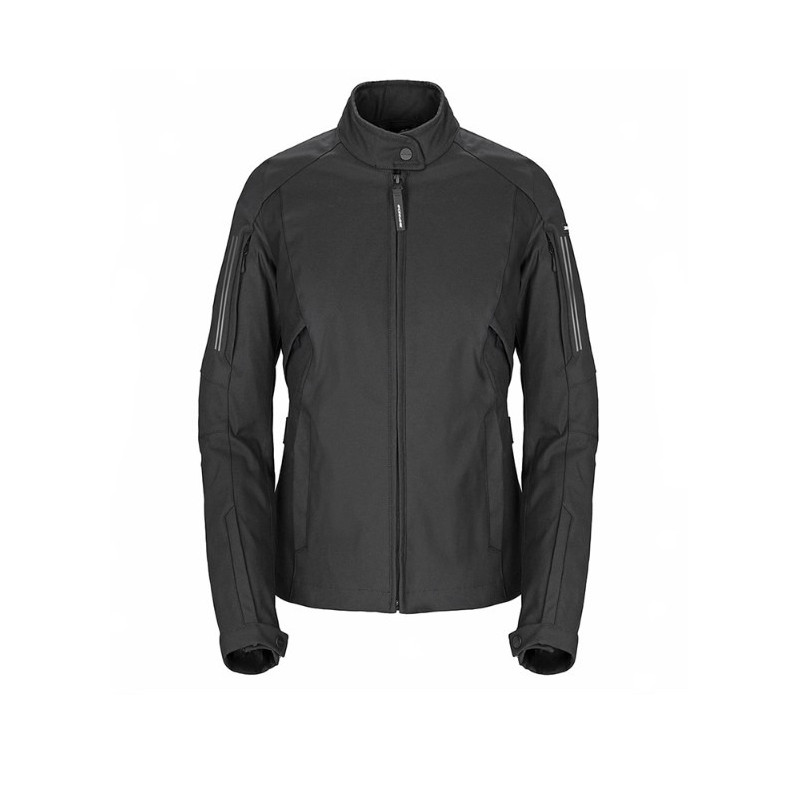 SPIDI - GIACCA MOTO DONNA URBAN STRETCH - NERO