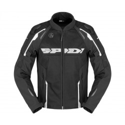 SPIDI - GIACCA MOTO ESTIVA RACE WARRIOR 2 NET - NERO/BIANCO