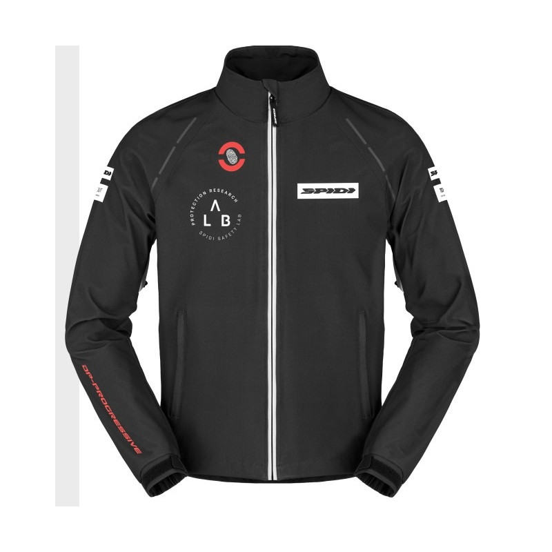 SPIDI - GIACCA MOTO URBAN PIT LANE - NERO/ROSSO