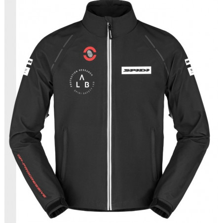 SPIDI - GIACCA MOTO URBAN PIT LANE - NERO/ROSSO