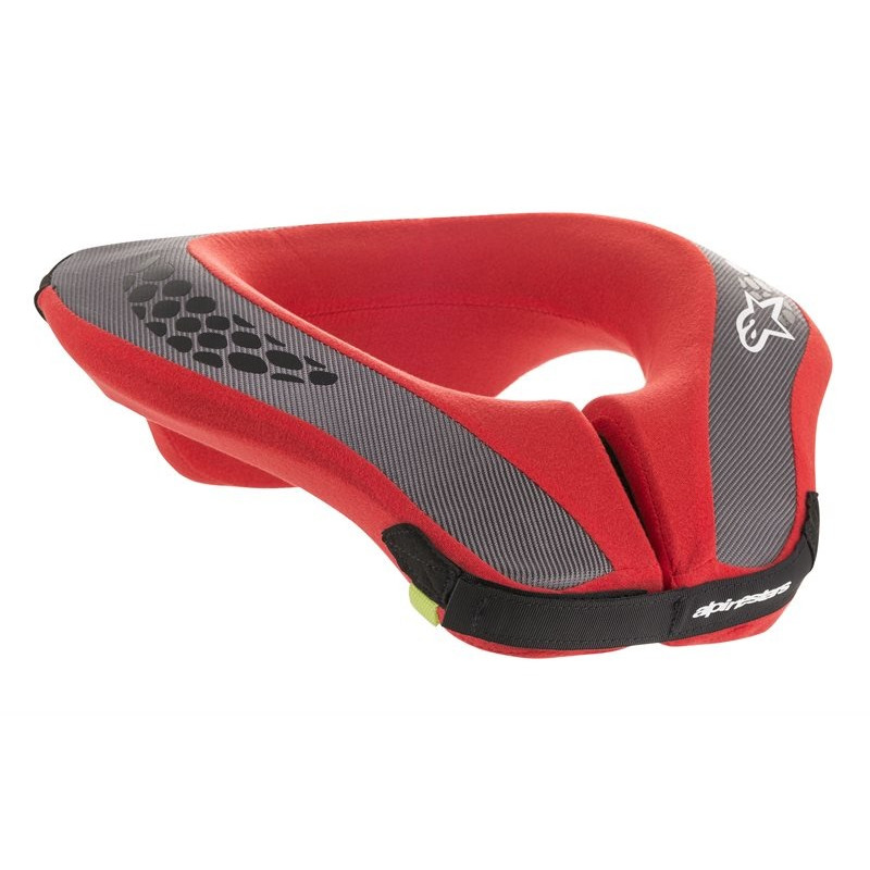 ALPINESTARS - COLLARE MOTOCROSS BAMBINO SEQUENCE NECK ROLL - NERO/ROSSO