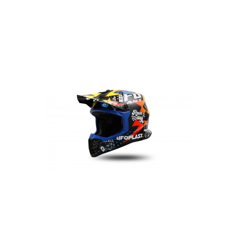UFO - CASCO MOTOCROSS BAMBINO KOREY BOY - MULTICOLORE