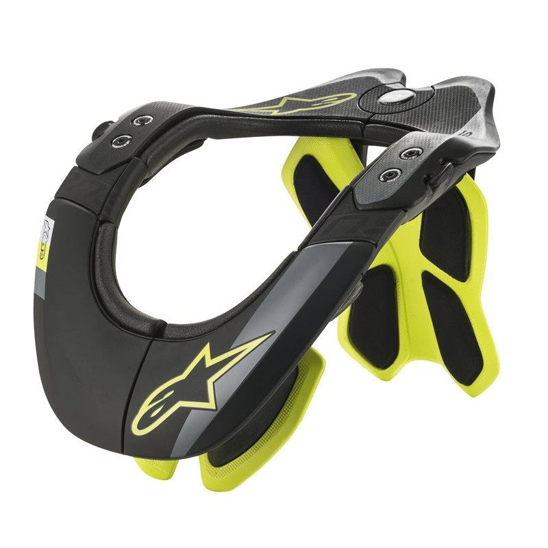 ALPINESTARS - COLLARE MOTOCROSS BNS TECH-2 - NERO/GIALLO FLUO