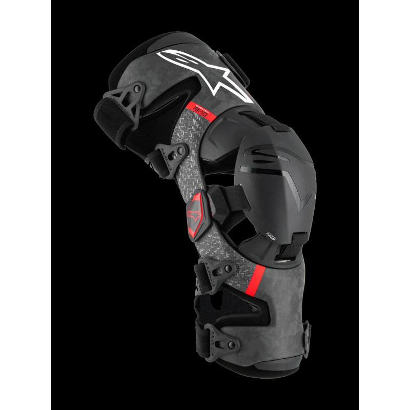 ALPINESTARS - COPPIA TUTORI OFF-ROAD SUPERTECH RK-10 PLASMA - NERO/ROSSO