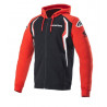 ALPINESTARS - FELPA HONDA ZIP - NERO/ROSSO