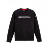 ALPINESTARS - FELPA LINEAR CREW FLEECE - NERO/BIANCO