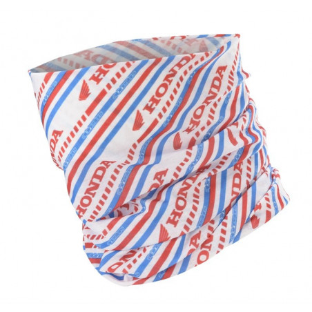 ALPINESTARS - FOULARD COLLARE HONDA NECK TUBE - BIANCO/ROSSO/BLU