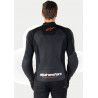 ALPINESTARS - GIACCA MOTO IN PELLE FASTER V3 - NERO/ROSSO FLUO
