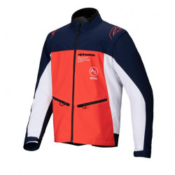 ALPINESTARS - GIACCA ENDURO LITE DURA SOFTSHELL - BLU/ARANCIO/BIANCO