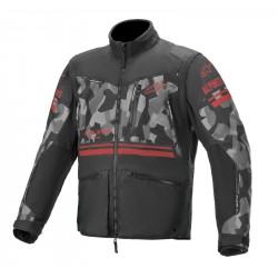 ALPINESTARS - GIACCA ENDURO VENTURE R GRIGIO/CAMO/ROSSO FLUO