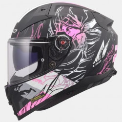 LS2 - CASCO MOTO INTEGRALE VECTOR II DARFLO - NERO/ROSA
